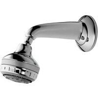 Aqualisa Turbostream Fixed Shower Head Wall Mounted 3 Power Function Shower Head Chrome, Silver