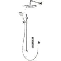 Aqualisa iSystem Gravity Pumped Adjustable Concealed Digital Divert Shower with Wall Head