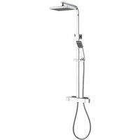 Aqualisa Sierra Rear-Fed Exposed Chrome Thermostatic Bar Diverter Mixer Shower (408HP)