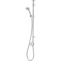 Aqualisa Smart Link Gravity-Pumped Ceiling-Fed Chrome Thermostatic Smart Shower (736JK)