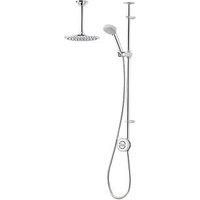 Aqualisa Thermostatic Smart Shower With Diverter Smart Link Ceiling-Fed Chrome