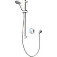 Aqualisa Quartz Classic Smart Div Adj Ceil Hds-gp, Silver