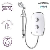 Aqualisa eMOTION 8.5kW Arctic White Electric Shower MOWC85