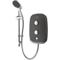 Aqualisa eSense Space Grey & Black Chrome 8.5kW Electric Shower (402KN)