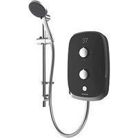 Aqualisa eSense Midnight Black & Black Chrome 8.5kW Electric Shower (935KN)