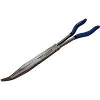 Faithfull FAIPLLN335B Double Jointed Long-Reach Bent Nose Pliers 335mm (13in)