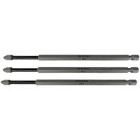 Pozidriv Impact Screwdriver Bits PZ2 x 150mm (Pack 3)