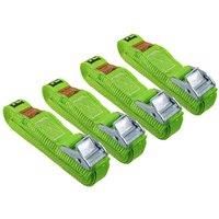 Faithfull 4pc 5m Cam Tie Down Set