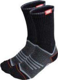 Scan XMS21SOXTWIN Work Socks Twin Pack SCASOCKS Thick Reinforced Heal Toe