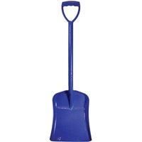 Faithfull FAIPLSHOVEL Blue Plastic Shovel with Plastic Coated Steel Shaft