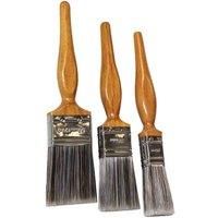 Faithfull FAIPBSYSET3 Superflow Synthetic Paint Brush Set of Three: 25, 38, 50mm (1, 1.5, 2in)