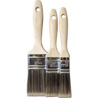 Faithfull FAIPBTSET3 Tradesman Synthetic Paint Brush Set of Three: 25, 38, 50mm (1, 1.5, 2in)