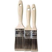 Faithfull FAIPBTSET3 Tradesman Synthetic Paint Brush Set of Three: 25, 38, 50mm (1, 1.5, 2in)