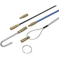 Faithfull FAICRS330 3.3M Cable Access Rod and Accessories Kit - 15 Pieces Including 10 x 330 mm Rods , Blue