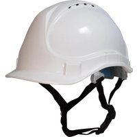 Scan SCAPPESHSPW Short Peak Safety Helmet - White