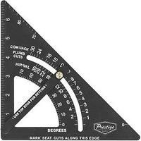 Faithfull FAICSQA7CNC Prestige Adjustable Quick Roofing Square Black Aluminium 180mm (7in)