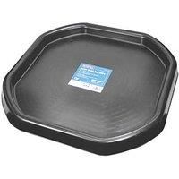 Faithfull FAISPOTMINI Builders Mortar Mixing Spot Board 70 cm x 70 cm, Black