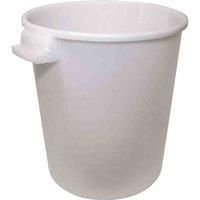 Faithfull FAI10GBUCKET Builder's Bucket 50 litre (10 gallon) - White