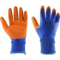 Scan SCAGLOWPTHXL Thermal Waterproof Latex Gloves - Size XL