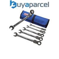 Faithfull, 6 Piece Ratcheting Combi Spanner Set, Sizes 8 to 19mm,XMS22RATSPAN HD