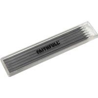 Faithfull FAICPLRRFILB Pencil Marking Set Refill Pack - Black x 6
