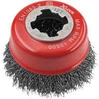 Faithfull X-LOCK Wire Cup Brush 75mm