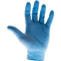 Scan SCAGLODNM Nitrile Gloves Disposable Blue Medium 100 Pack