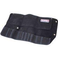 Faithfull 10 Pocket Black Suede Leather Tool Roll