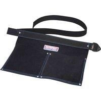 Faithfull Double Pocket Nail Pouch Suede Overall Size 250 x 380mm FAINP2B