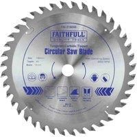 Faithfull FAIZ18040 TCT Circular Saw Blade 180 mm x 16 mm Bore x 40 Teeth