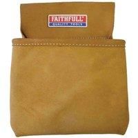Faithfull FAINP1 Nail Pouch - Single Pocket, 3.5 cm*27.5 cm*24.0 cm