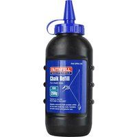 Faithfull FAICPBLUE Builders Chalk Line Powder Refill Blue 250g (8oz)