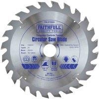 Faithfull FAIZ15224 Circular Saw Blade TCT 152 x 20 x 24t POS