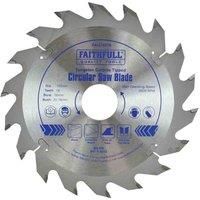 Faithfull FAIZ16518 TCT Circular Saw Blade 165 mm x 30 mm Bore x 18 Teeth