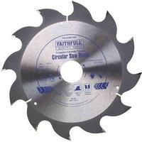 Faithfull FAIZ1901230 TCT Circular Saw Blade 190 mm x 30 mm Bore x 12 Teeth