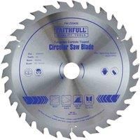 Faithfull FAIZ25430 TCT Circular Saw Blade 254 mm x 30 mm Bore x 30 Teeth