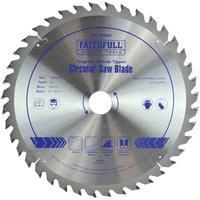 Faithfull FAIZ25440 TCT Circular Saw Blade 254 mm x 30 mm Bore x 40 Teeth