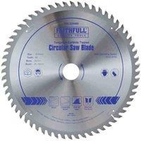 Faithfull FAIZ25460 TCT Circular Saw Blade 254 mm x 30 mm Bore x 60 Teeth
