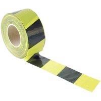 Faithfull Barrier Tape 70MM X 500M Black/Yellow