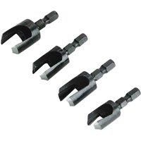 Faithfull Plug Cutter set (4)