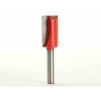 Faithfull FAIRB227 Router Bit TC Two Flute 1/4in 15mm,Red / Silver