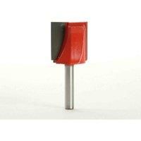 Faithfull FAIRB231 Router Bit TC Two Flute 1/4in 25mm,Red / Silver