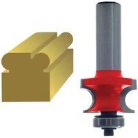 Faithfull FAIRB91 Router Bit TC Corner Bead 1/4in 3.2mm, Red / Silver