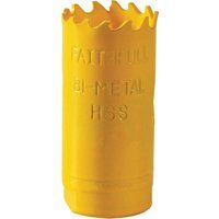 FAITHFULL BI-METAL HIGH SPEED STEEL HOLESAW 27MM
