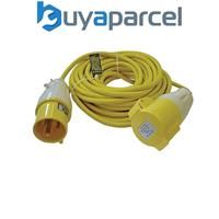 Faithfull FPPTL1432AMP 110v Trailing Lead 14m 2750W 32 Amp 2.5mm² Cable