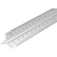 Faithfull FAIRULETRI Aluminium Scale Triangle Rule 300mm (12in)