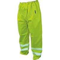 Scan SCAWWHVMTXXL Hi-Vis Motorway Trousers Yellow - Size XXL Waist: 116-121cm (46-48in)