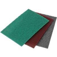 Faithfull AHPGREEN General Purpose Hand Pad 230 x 150mm - Green (Pack of 10)