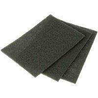 Faithfull FAIAHPGREY Hand Pad 230 x 150mm Ultra Fine - Grey (Pack of 10)