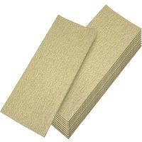 Faithfull AOTSC 93 x 230mm 1/3 Sanding Sheets Orbital Coarse (Pack of 10)
